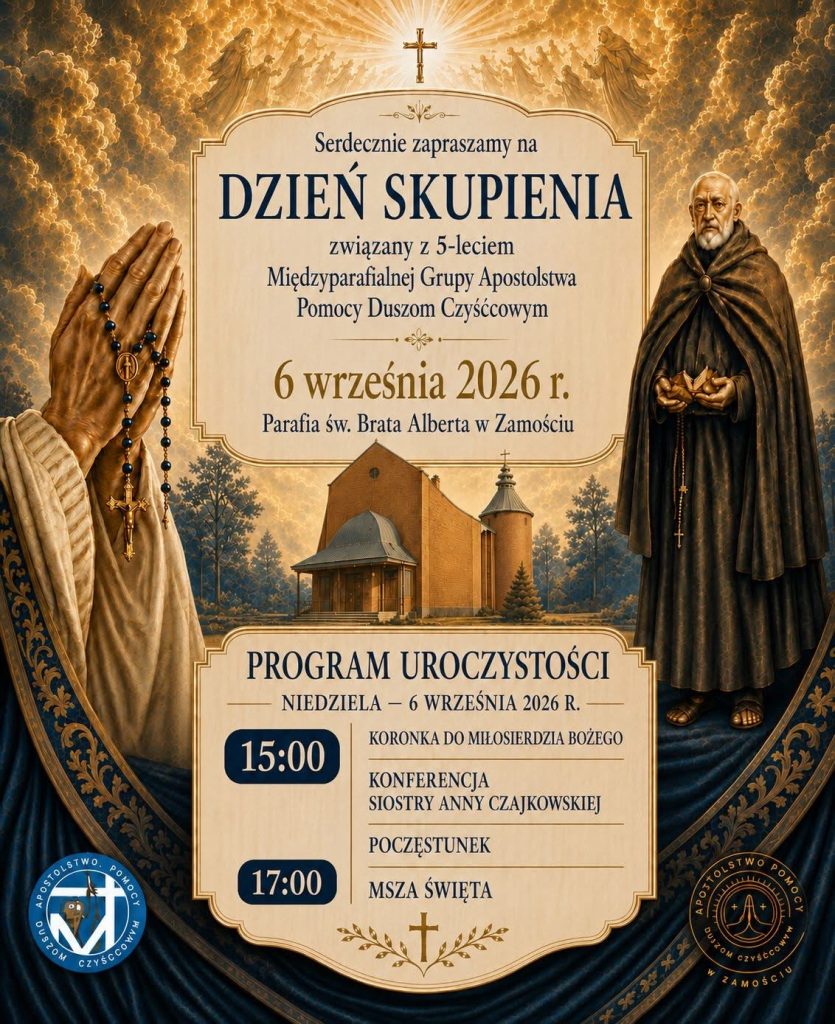 Dzień skupienia dla osób modlących się za dusze czyśćcowe